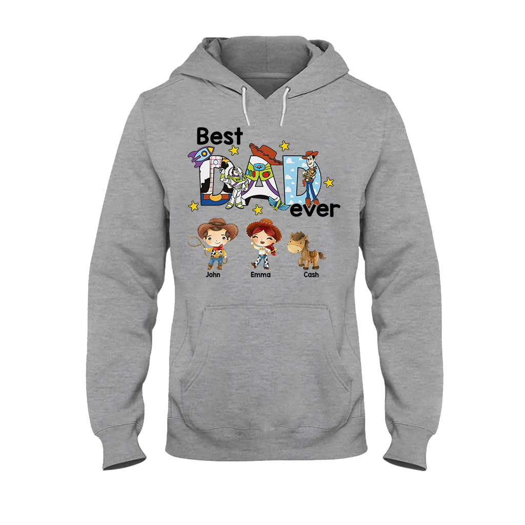 Best Dad Ever - Personalized Father T-shirt And Hoodie