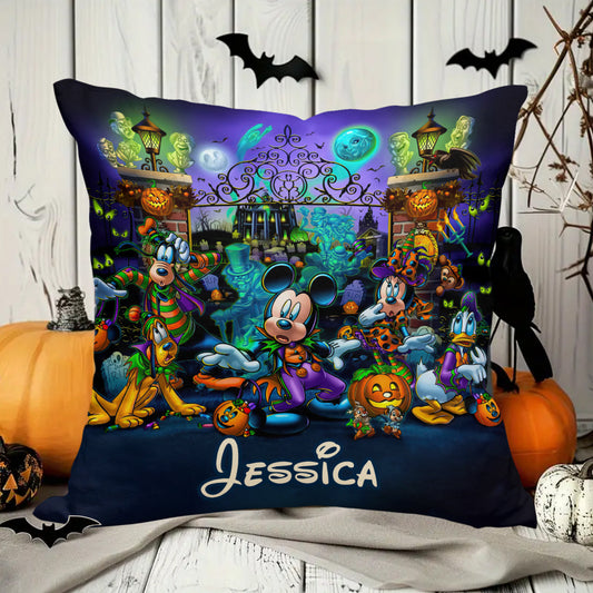 Welcome Foolish Mortals - Personalized Mouse Throw Pillow