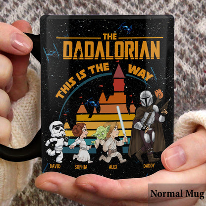 The Dadalorian This Is The Way - Personalized The Force Mug