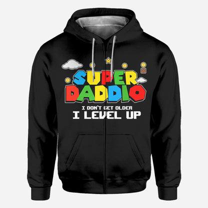 Super Daddio - Personalized Father All Over Shirt