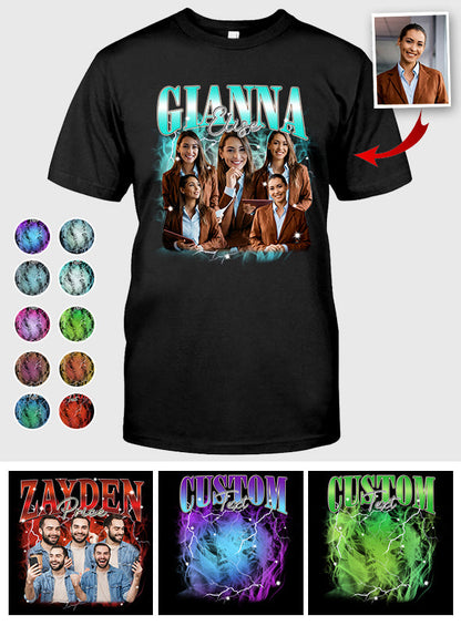 Custom Text And Photos - gift for anyone - Personalized T-shirt And Hoodie