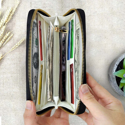 Mama Mouse - Personalized Mouse Leather Long Wallet