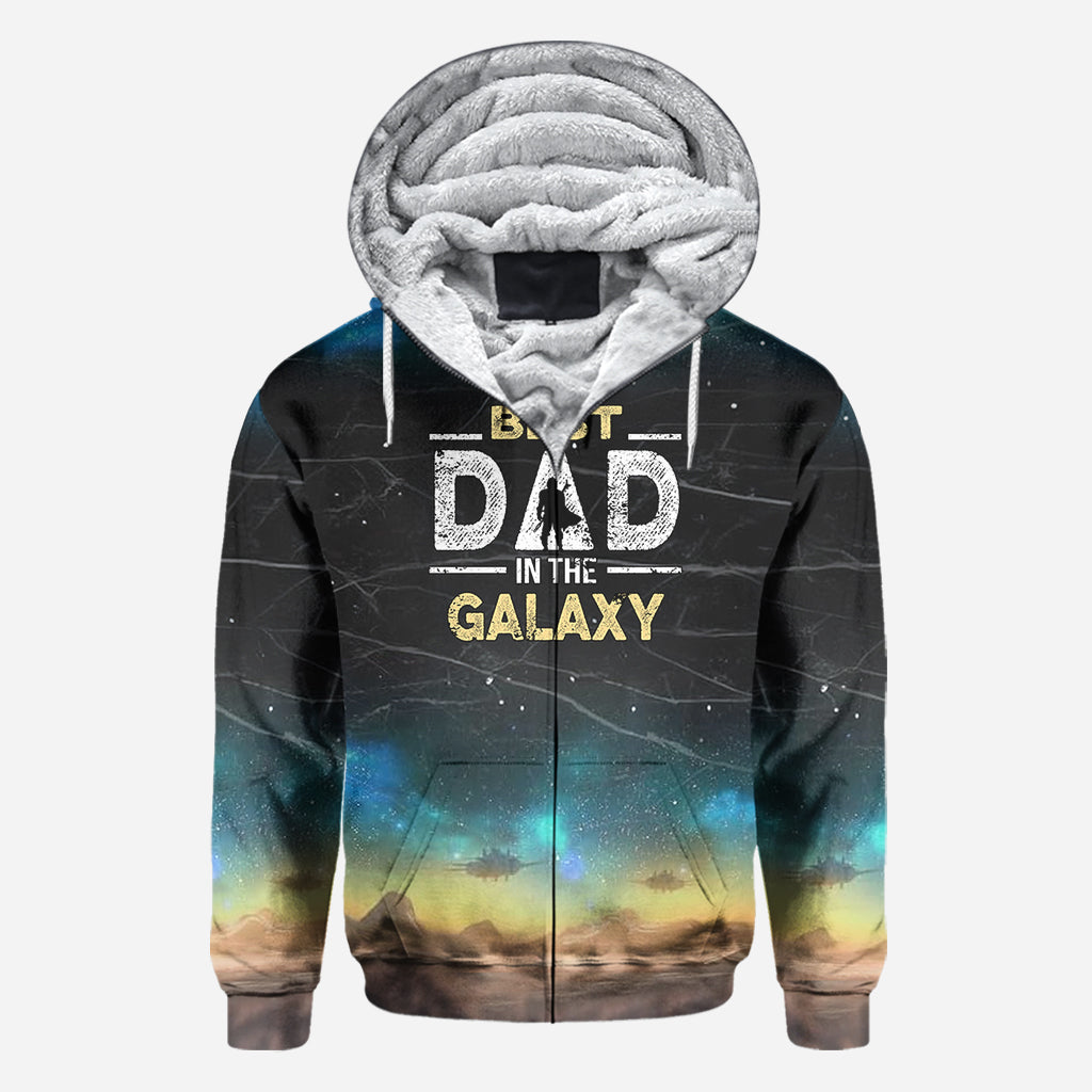 Best Dad In The Galaxy - Personalized The Force All Over Shirt