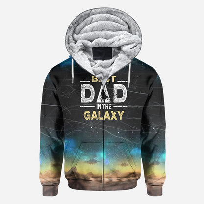 Best Dad In The Galaxy - Personalized The Force All Over Shirt