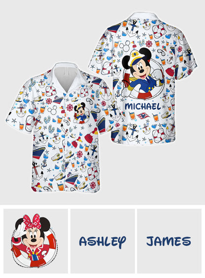 Love Cruising - Personalized Mouse Hawaiian Shirt