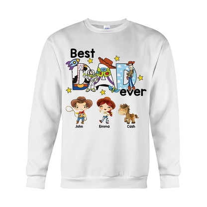 Best Dad Ever - Personalized Father T-shirt And Hoodie