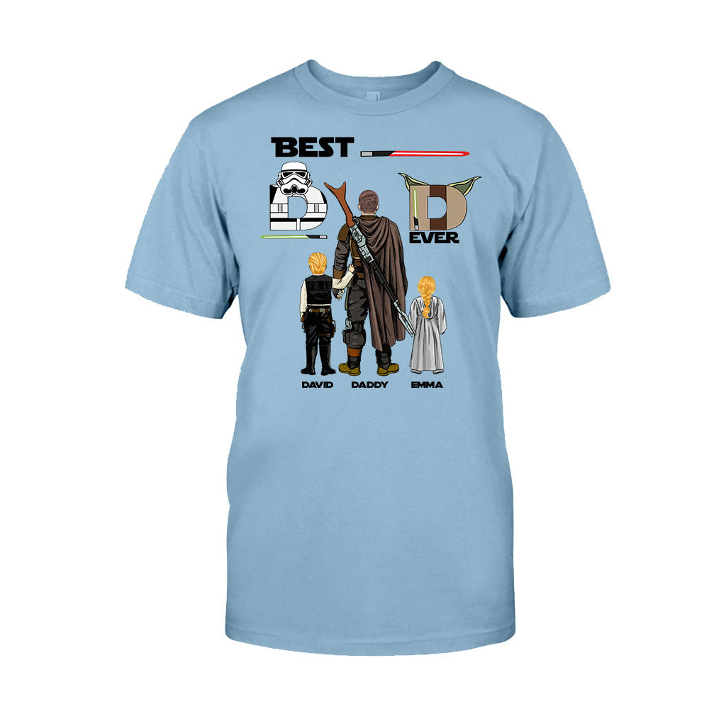 Best Dad Ever - Personalized Father T-shirt And Hoodie
