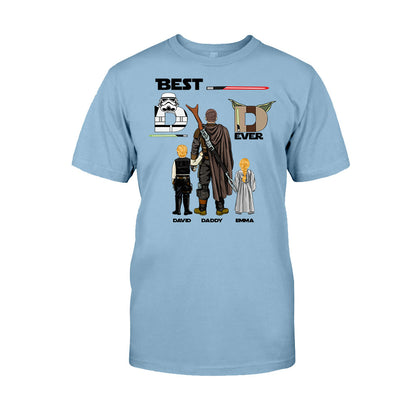 Best Dad Ever - Personalized Father T-shirt And Hoodie