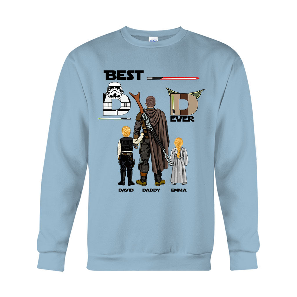 Best Dad Ever - Personalized Father T-shirt And Hoodie