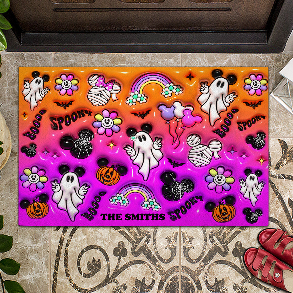 Halloween Spooky Mouse - Personalized Mouse Doormat