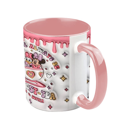 You Will Always Be My Best-Tea - Personalized Bestie Accent Mug