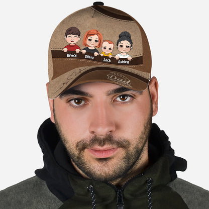 Daddy's Team Unbreakable Bond - Personalized Father Classic Cap