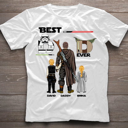 Best Dad Ever - Personalized Father T-shirt And Hoodie