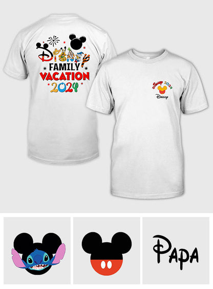 Family Trip 2024 - Personalized Mouse T-shirt And Hoodie