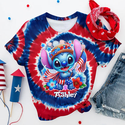 Cute Mouse 4th Of July - Personalized Ohana All Over Shirt