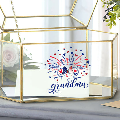 Firework Grandma - Personalized Mouse Decal Full