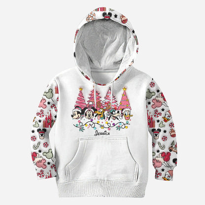 Christmas Is Coming To Mousetown - Personalized Mouse Hoodie and Leggings