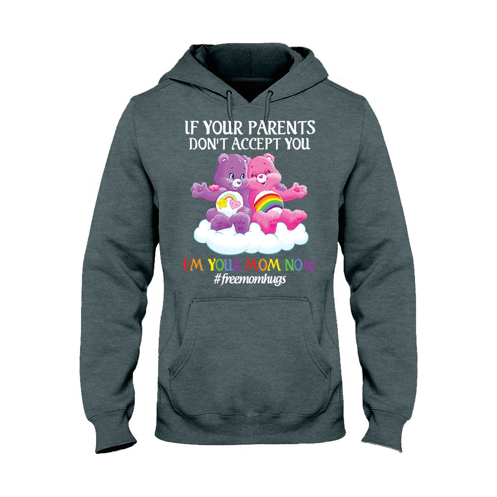 Free Mom Hugs - LGBT Support T-shirt And Hoodie