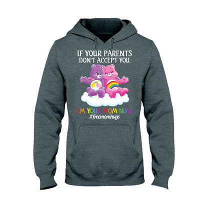 Free Mom Hugs - LGBT Support T-shirt And Hoodie