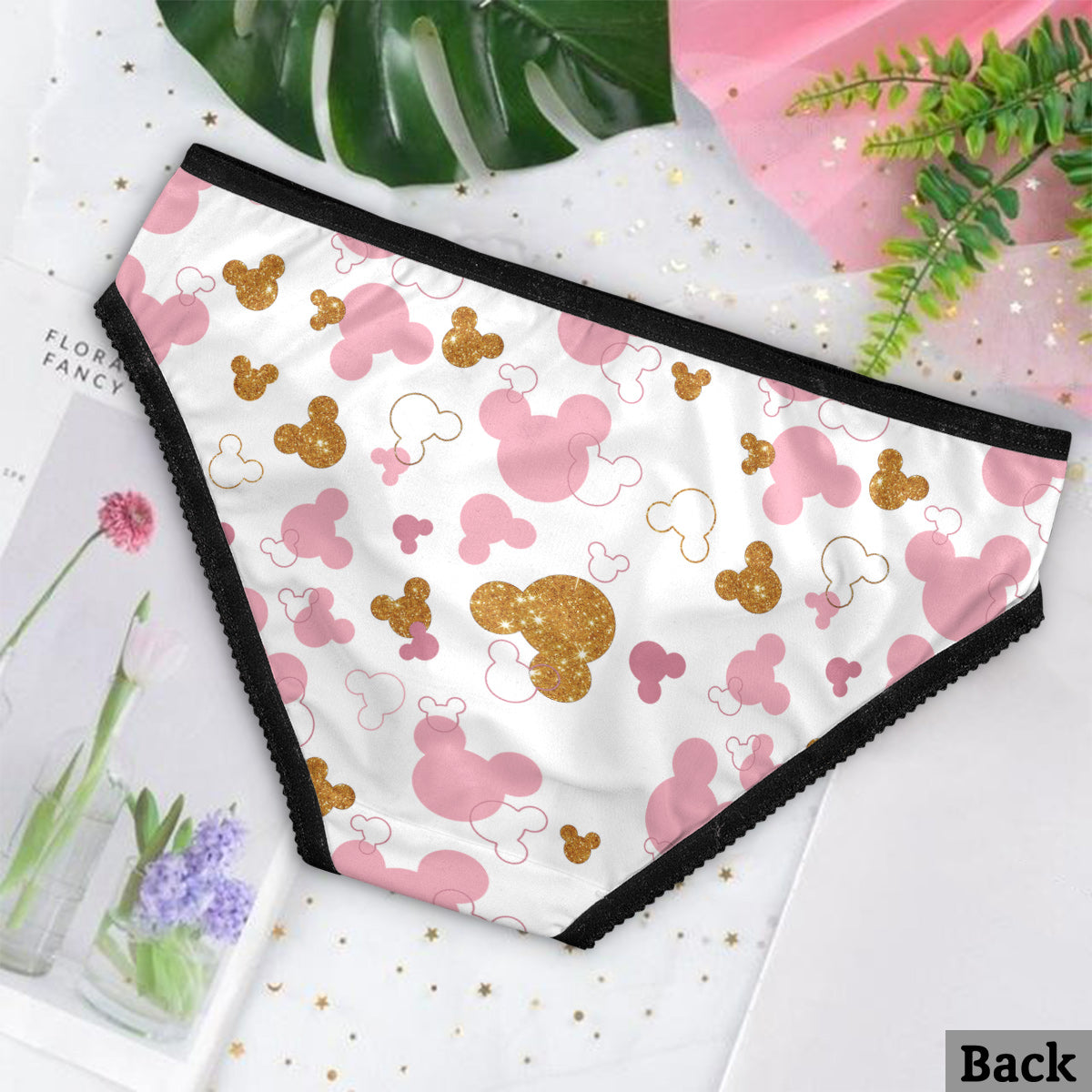 It Isn't Gonna Lick Itself - Personalized Mouse Lace Border Women Briefs