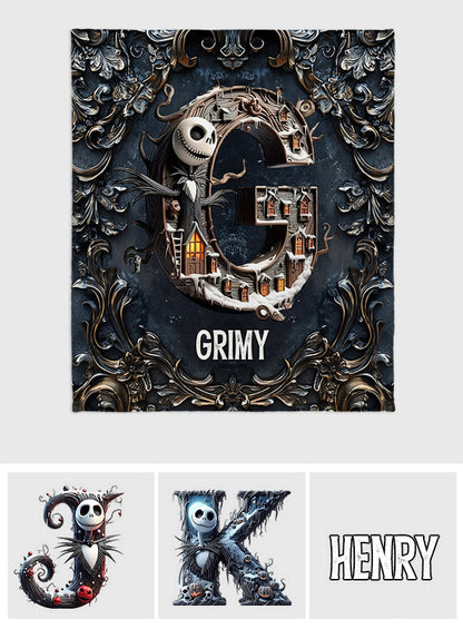 Nightmare Before Christmas - Personalized Nightmare Blanket