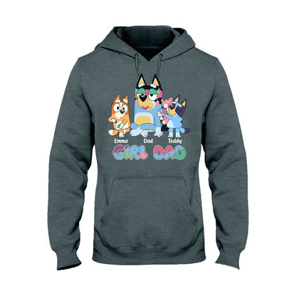 Girl Dad - Personalized Father T-shirt And Hoodie