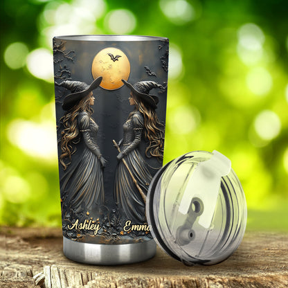 Witches By Nature Bitches By Choice - Personalized Bestie Tumbler