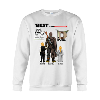 Best Dad Ever - Personalized Father T-shirt And Hoodie