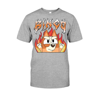 Fire Metal Rock - Mouse T-shirt And Hoodie