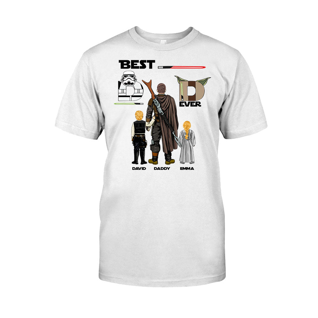 Best Dad Ever - Personalized Father T-shirt And Hoodie