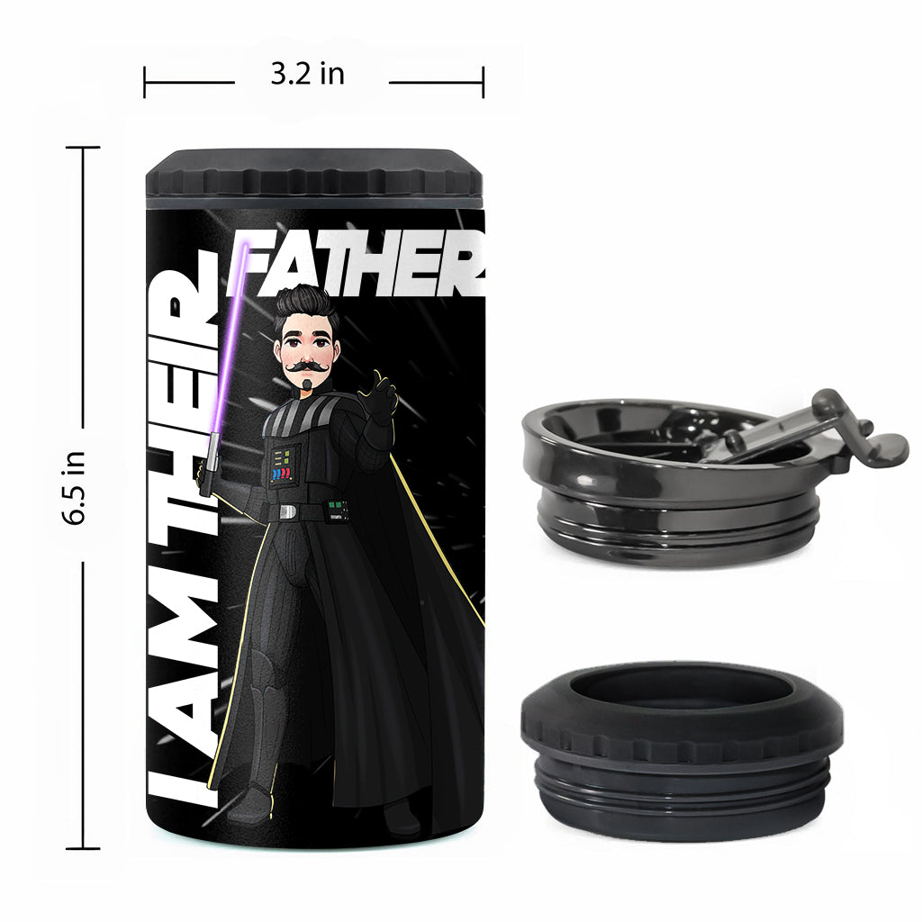 I Am Their Father - Personalized Father Can Cooler
