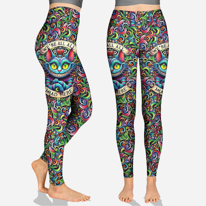 We're All Mad Here - Personalized Mouse Hoodie and Leggings