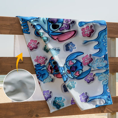 Hawai Summer - Personalized Ohana Beach Towel