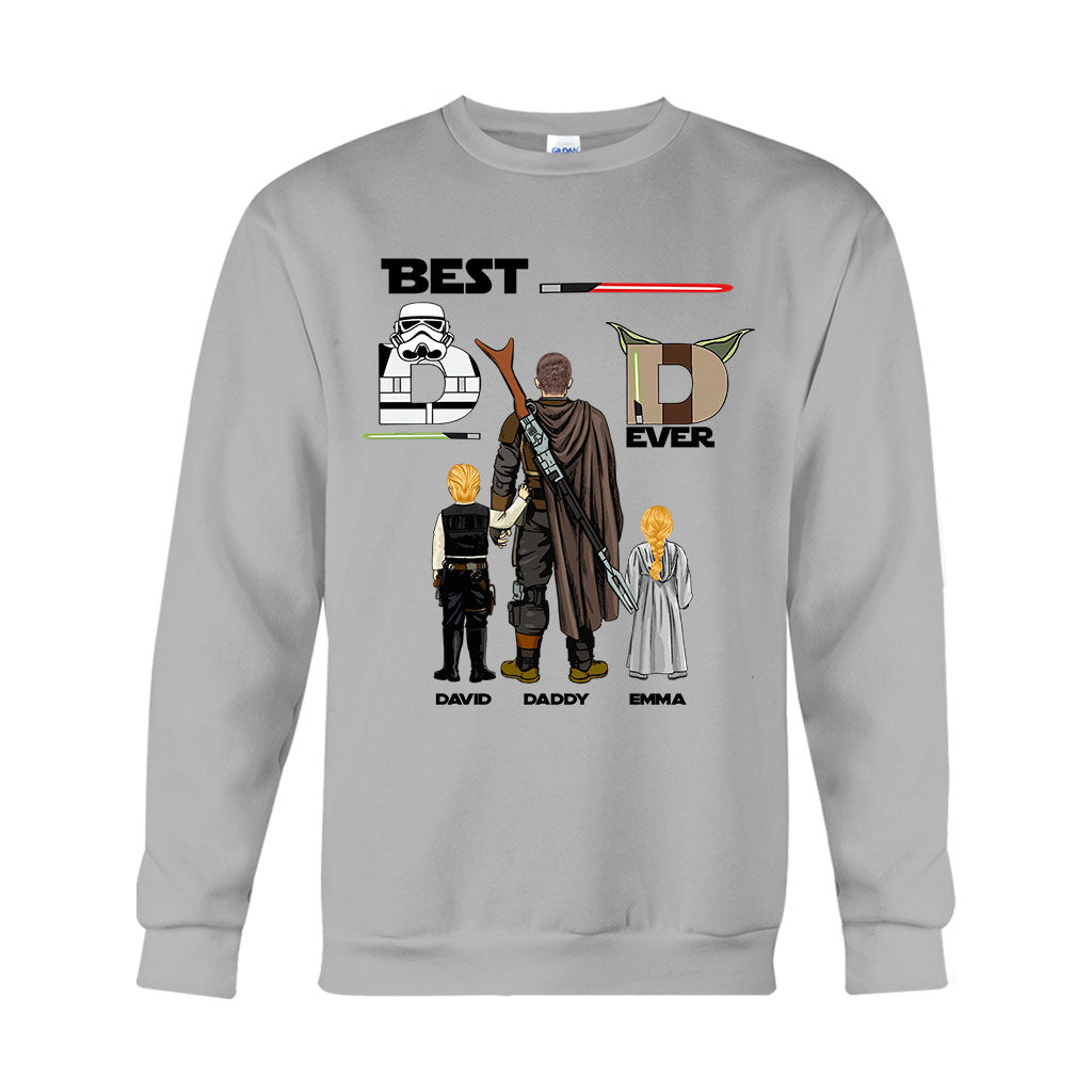 Best Dad Ever - Personalized Father T-shirt And Hoodie
