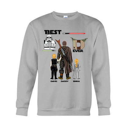 Best Dad Ever - Personalized Father T-shirt And Hoodie