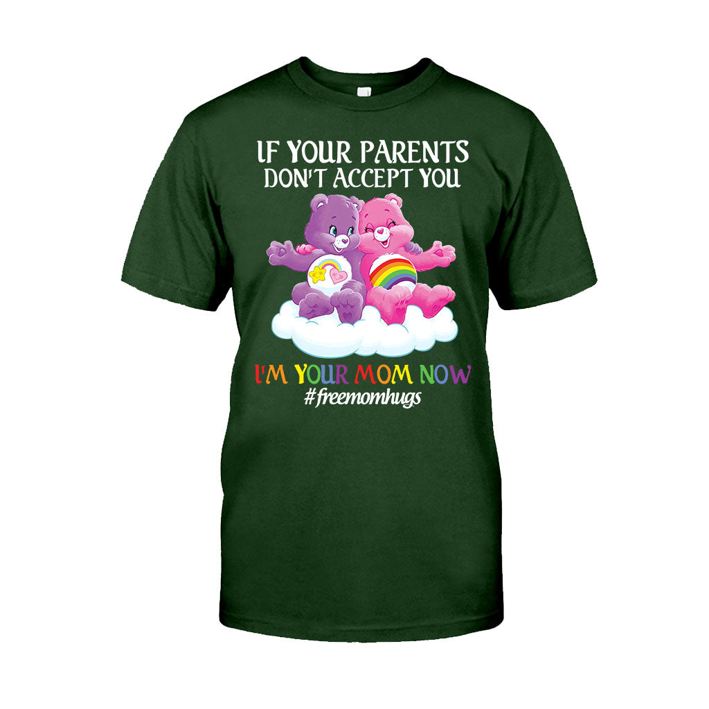 Free Mom Hugs - LGBT Support T-shirt And Hoodie