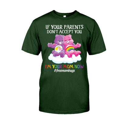 Free Mom Hugs - LGBT Support T-shirt And Hoodie