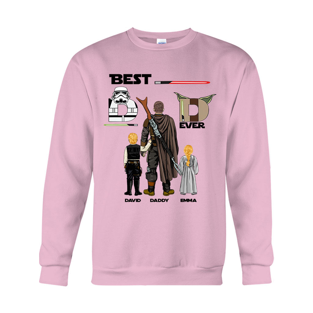 Best Dad Ever - Personalized Father T-shirt And Hoodie