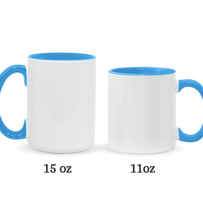 This Grandma Nana Gigi Belongs To - Personalized Grandma Accent Mug