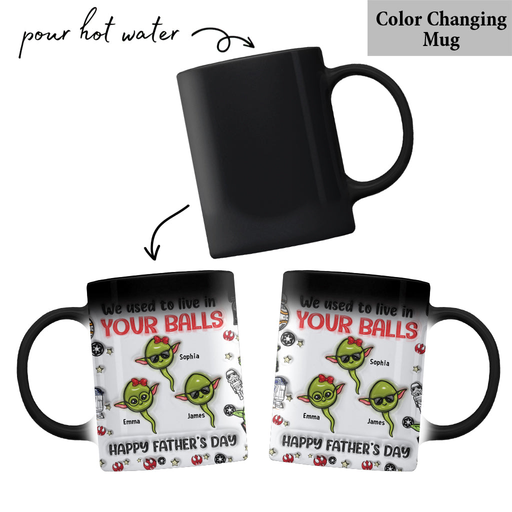 Chillin' In Your Ball Funny - Personalized The Force Mug