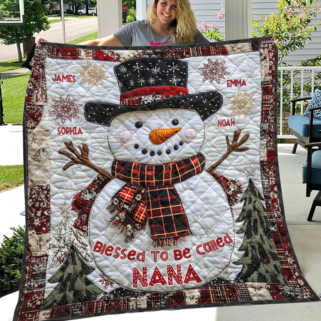 Nana Grandma Gigi - Personalized Grandma Quilt