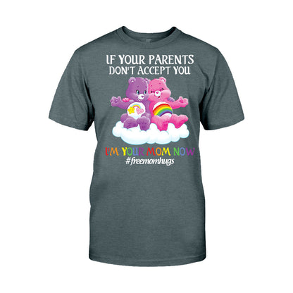 Free Mom Hugs - LGBT Support T-shirt And Hoodie