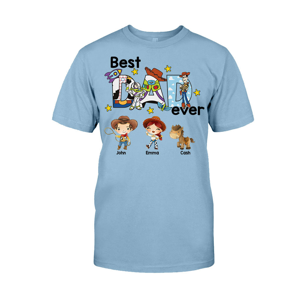 Best Dad Ever - Personalized Father T-shirt And Hoodie
