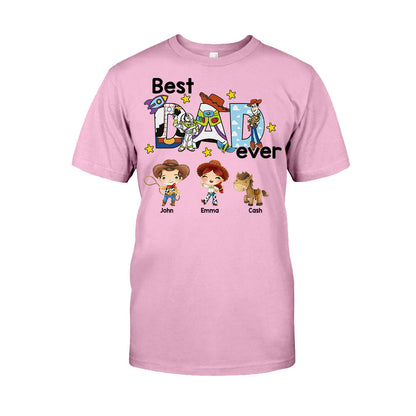 Best Dad Ever - Personalized Father T-shirt And Hoodie