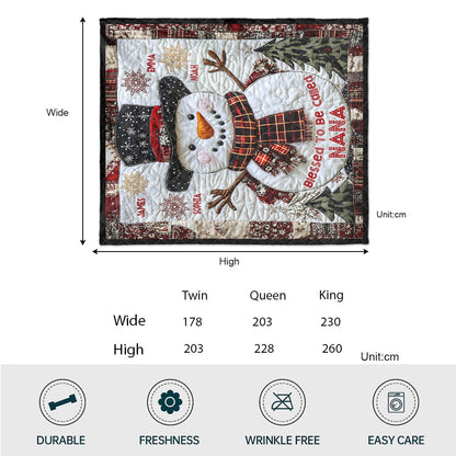 Nana Grandma Gigi - Personalized Grandma Quilt
