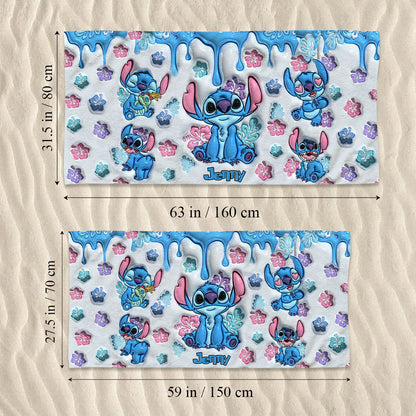 Hawai Summer - Personalized Ohana Beach Towel
