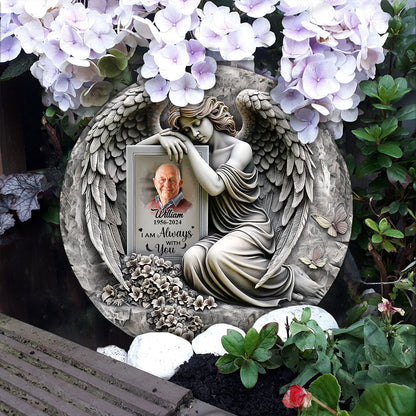 I'm Always With You - Personalized Memorial Round Shaped Stone