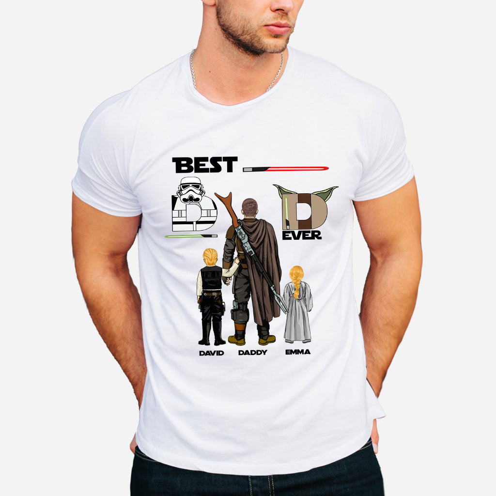 Best Dad Ever - Personalized Father T-shirt And Hoodie