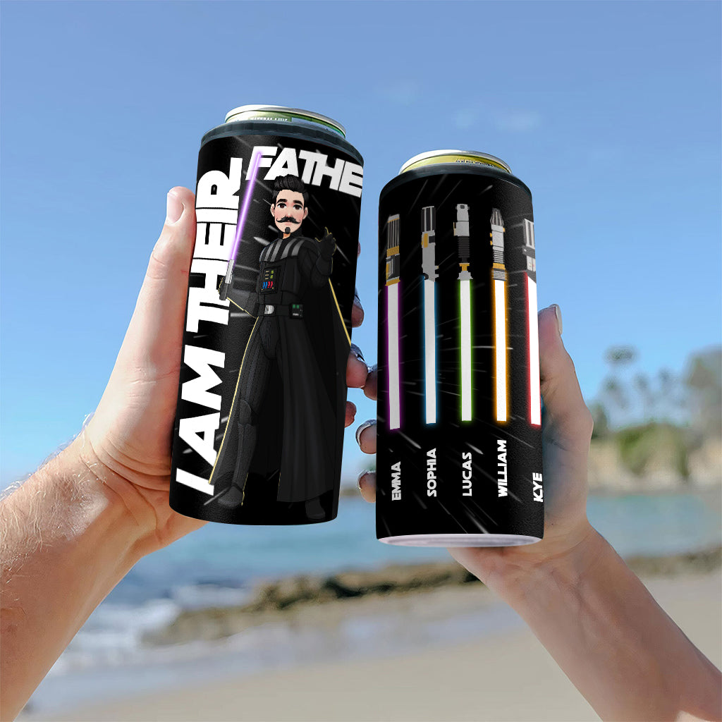 I Am Their Father - Personalized Father Can Cooler