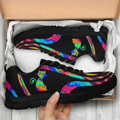 Colorful Hologram Cat Cat Sneakers 0622